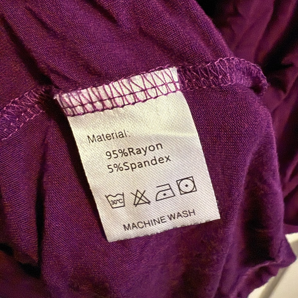 Plus Size Tunic 3/4 Sleeve Crewneck Babydoll Top Plus Size 5X - Maternity option - Picture 4 of 6